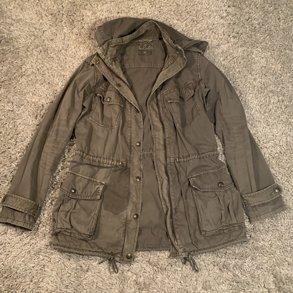 Talula Army Green Utility Jacket